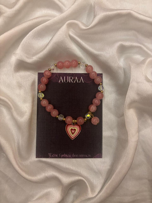Auraa Blush Heart Bracelet