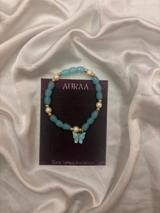 Blue Butterfly Dreams Bracelet